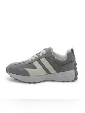 NWT J/SLIDES JONNIE Luxe Nylon in Grey